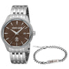 Men Trionfo Silver Watch Set