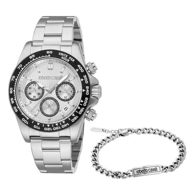 Men Fiero Silver Watch Set