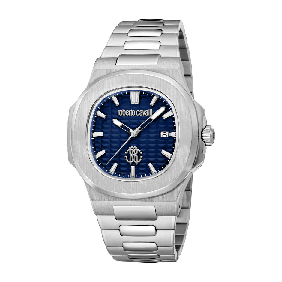 Men Ruggito Silver Watch Set