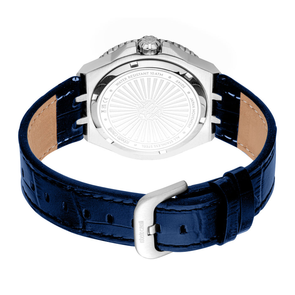 Men Virtu Dark Blue Watch Set