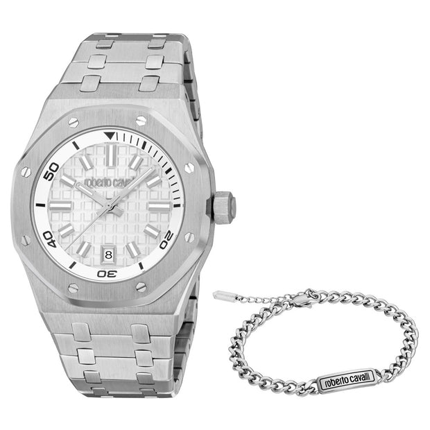 Men Impero Silver Watch Set