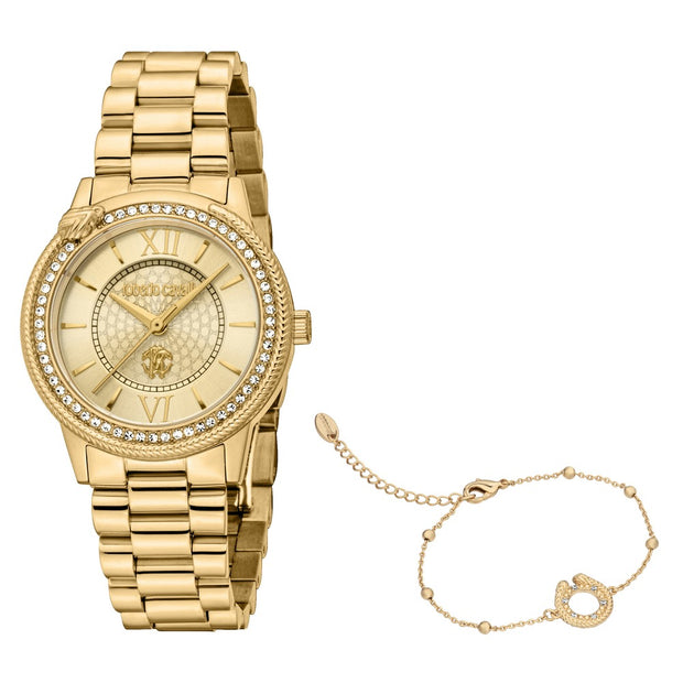 Women Lucente Gold Watch Set