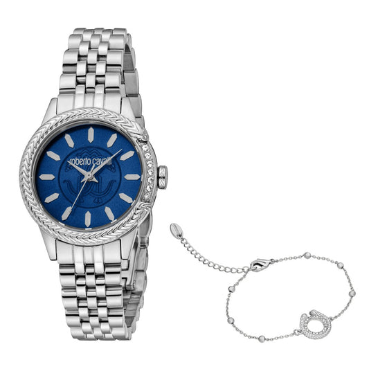 Women Attraente 30mm Silver Watch Set