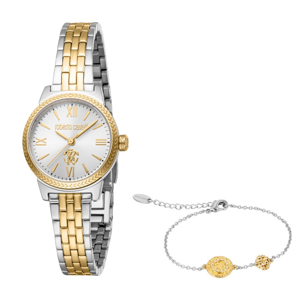 Women Sfarzosa Gold Watch Set