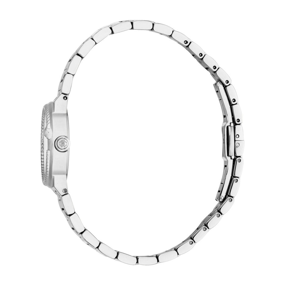 طقم ساعة إكليس فضية نسائية 