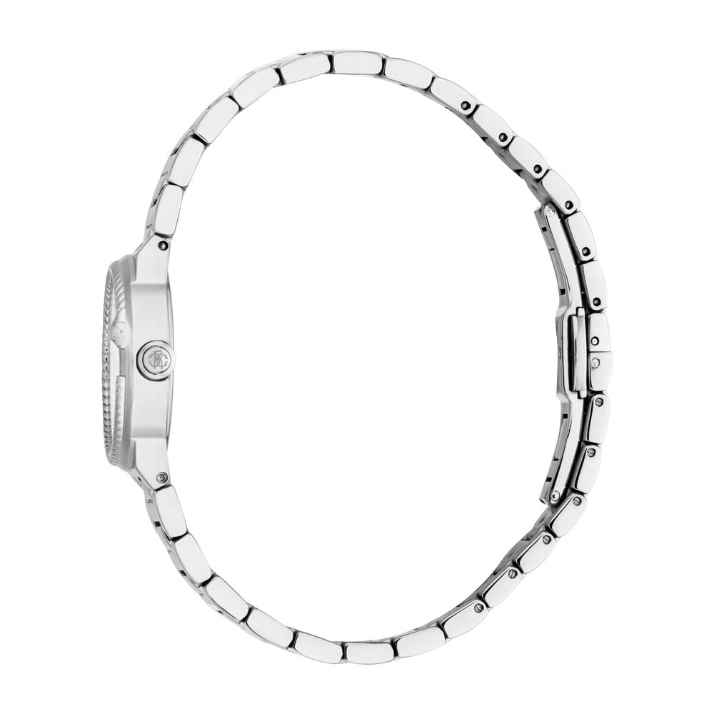 طقم ساعة إكليس فضية نسائية 