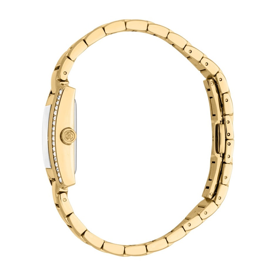 Women Soletta Golden Watch Set