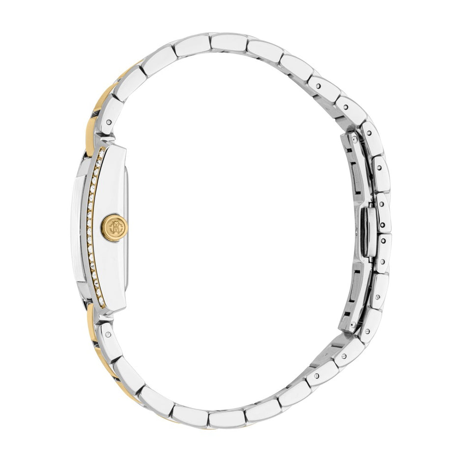 طقم ساعة سوليتا ثنائية اللون نسائية