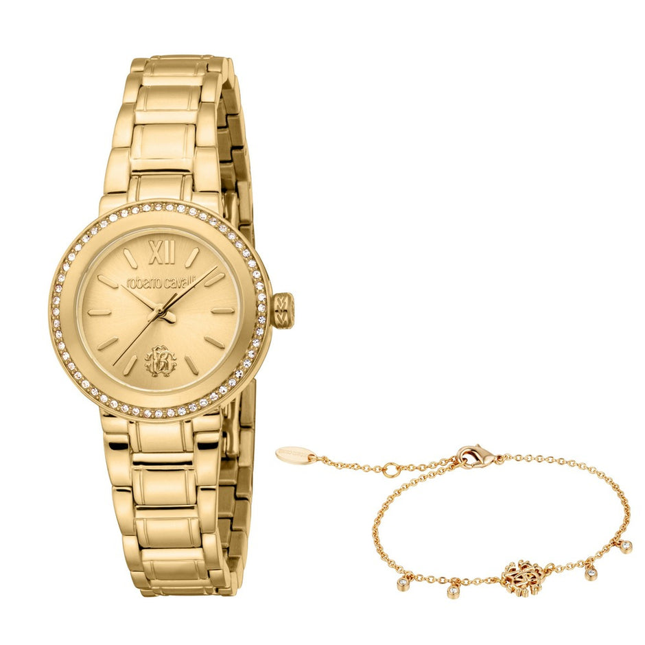 Women Graziosa Golden Watch Set