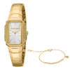Women Eterna Golden Watch Set