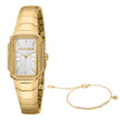 Women Eterna Golden Watch Set