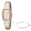Women Eterna Two Tone Watch Set