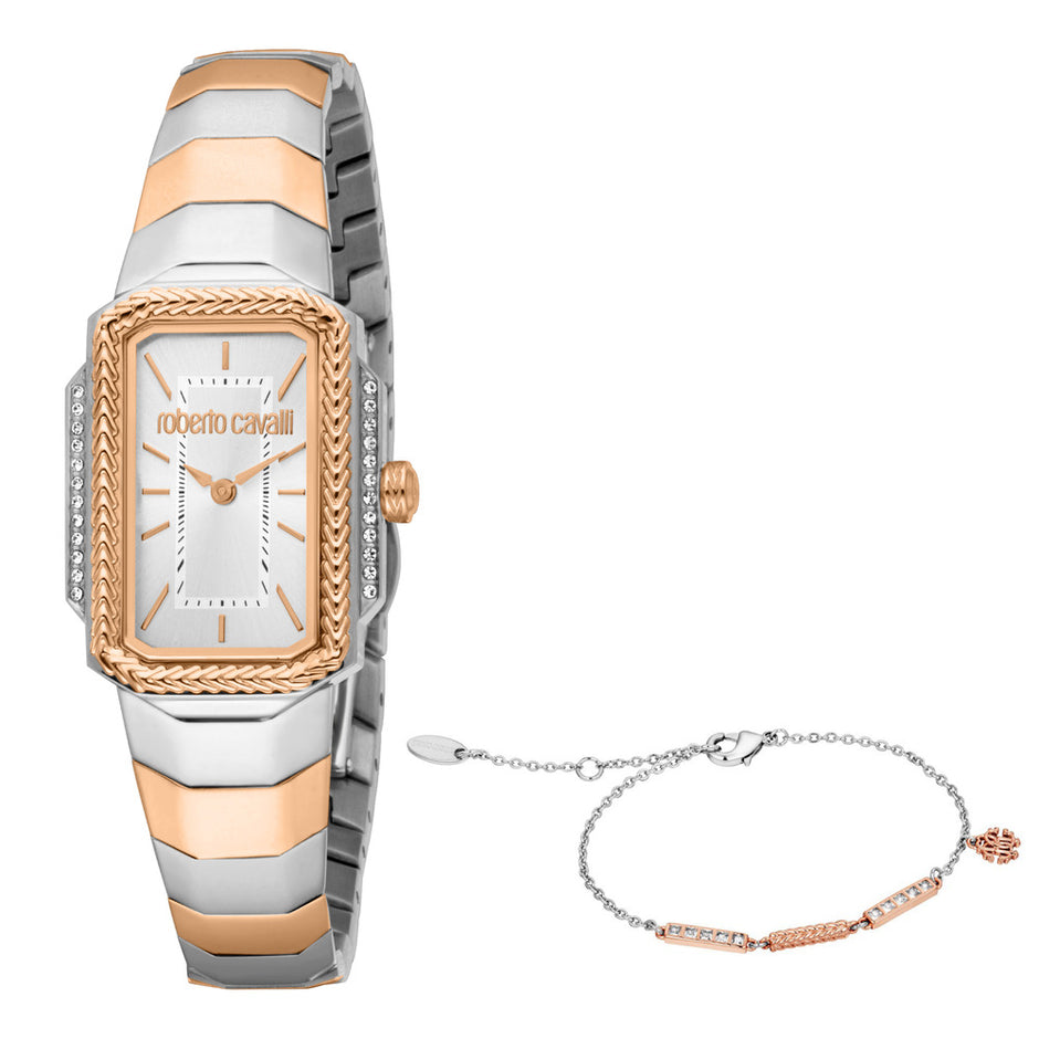 Women Eterna Two Tone Watch Set
