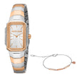 Women Eterna Two Tone Watch Set
