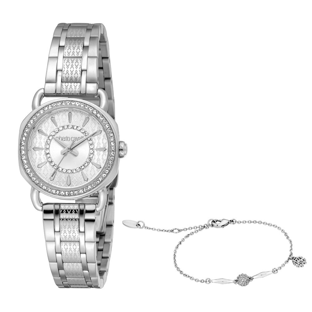 Women Armonia Silver Watch Set