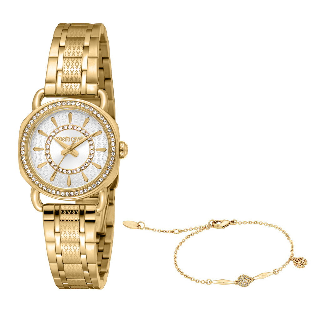 Women Armonia Golden Watch Set