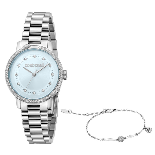 ساعة ستيلا فضية نسائية