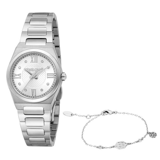 Women Speranza Silver Watch Set