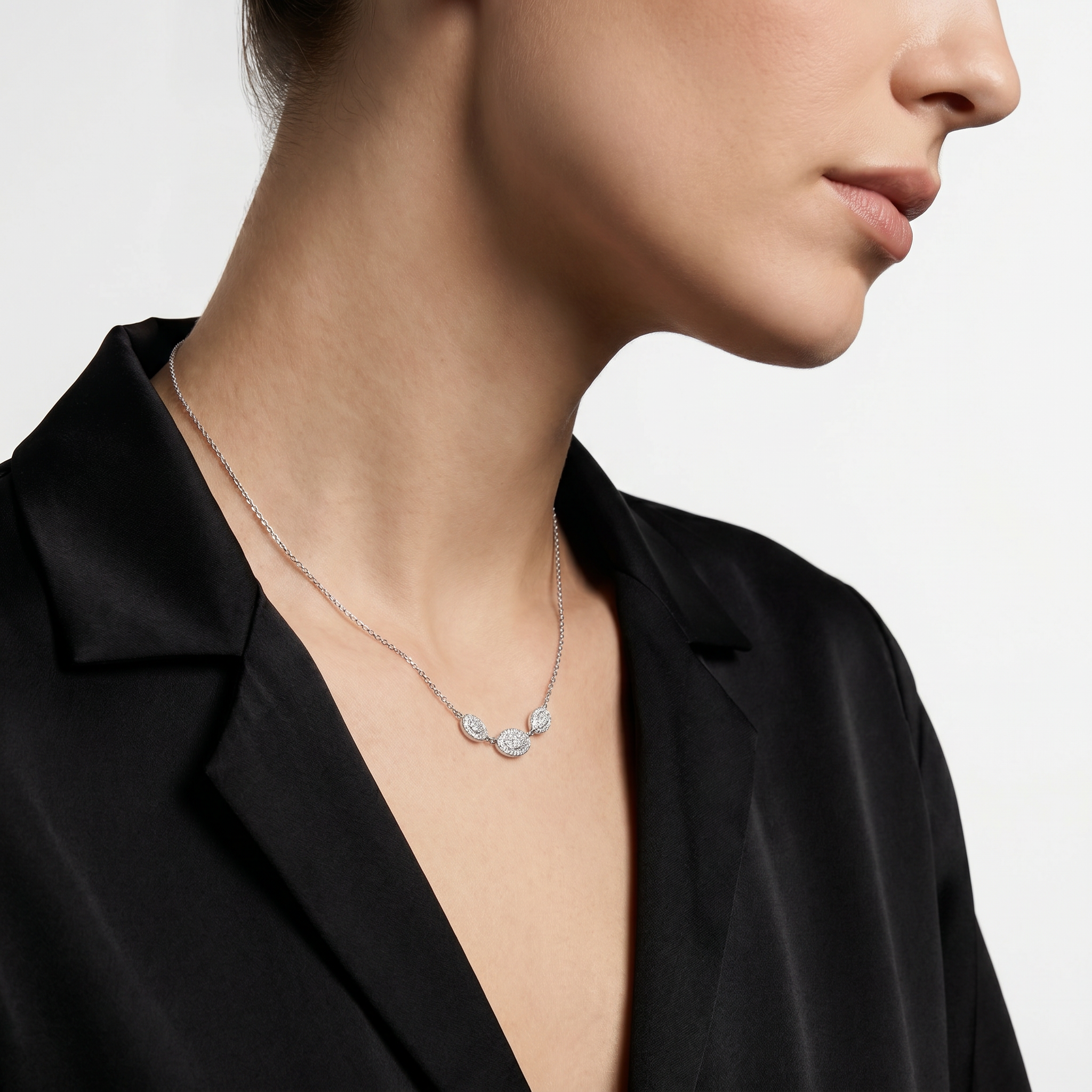 Women Pave Necklace