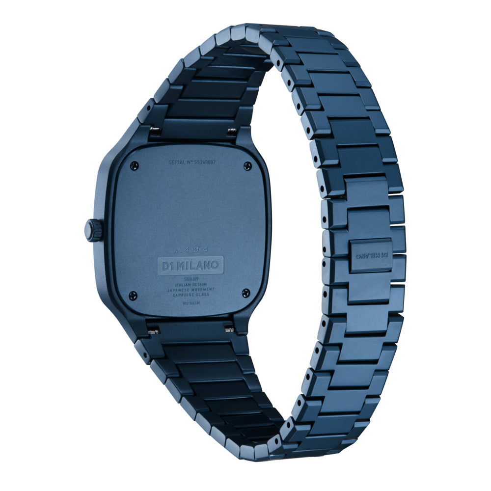 Unisex Square Blue 37mm Watch