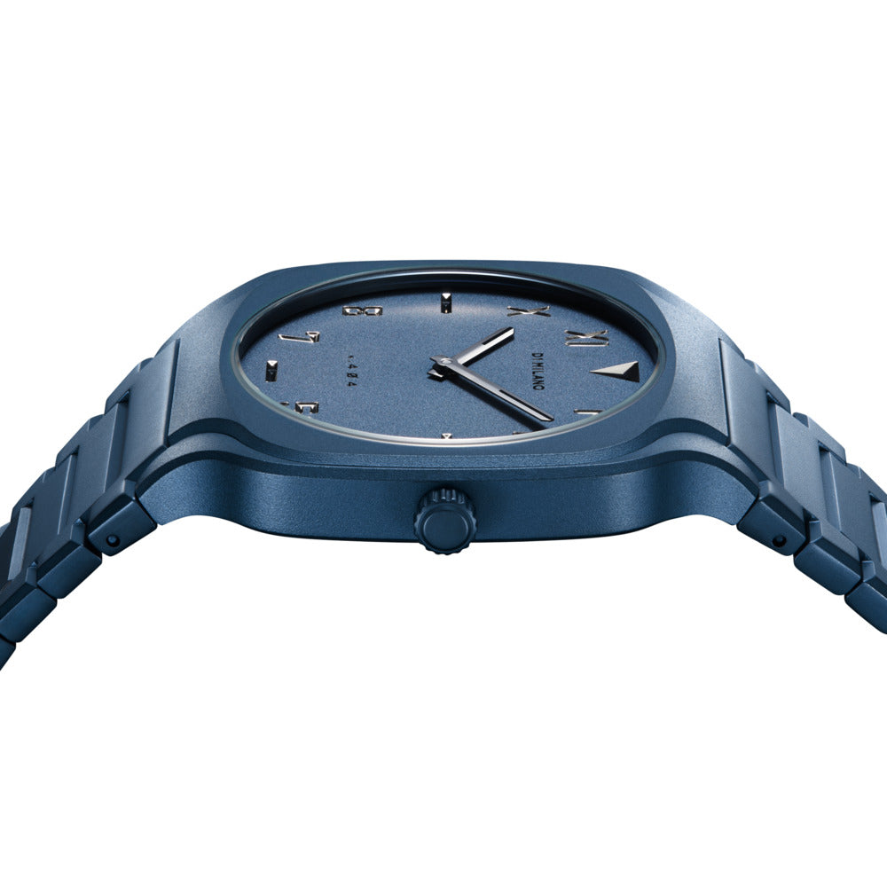 Unisex Square Blue 37mm Watch