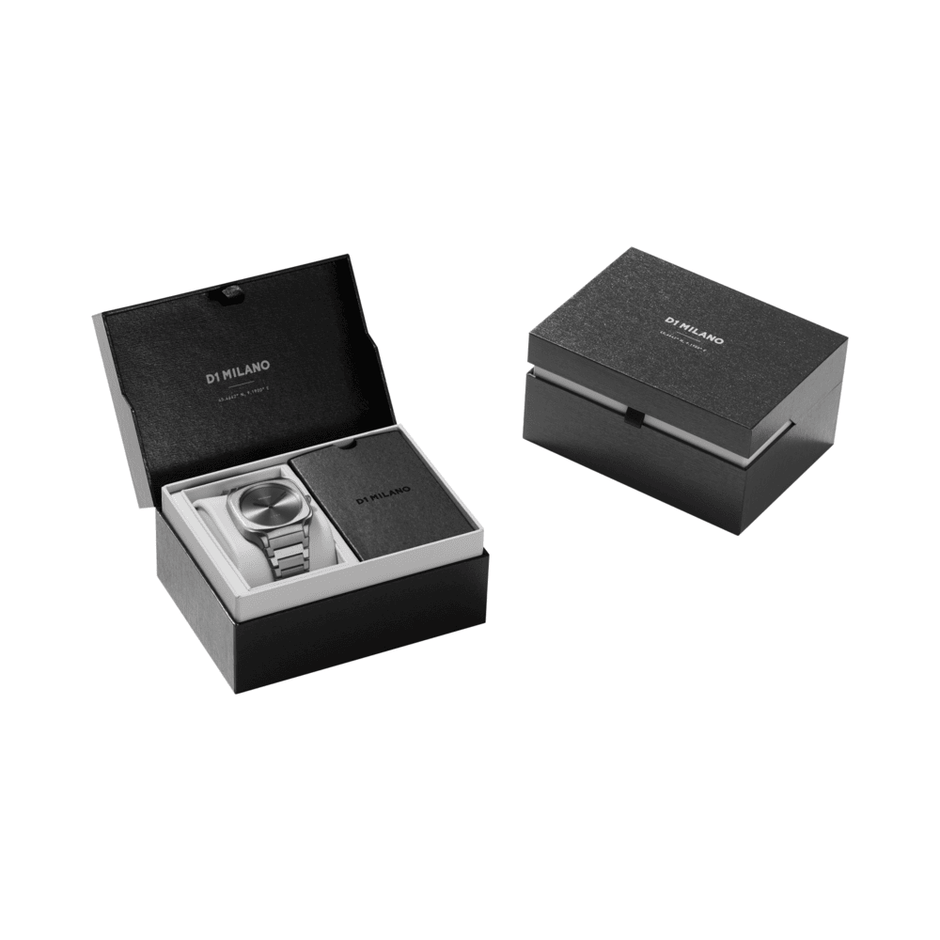 Men Square Light Gun Watch