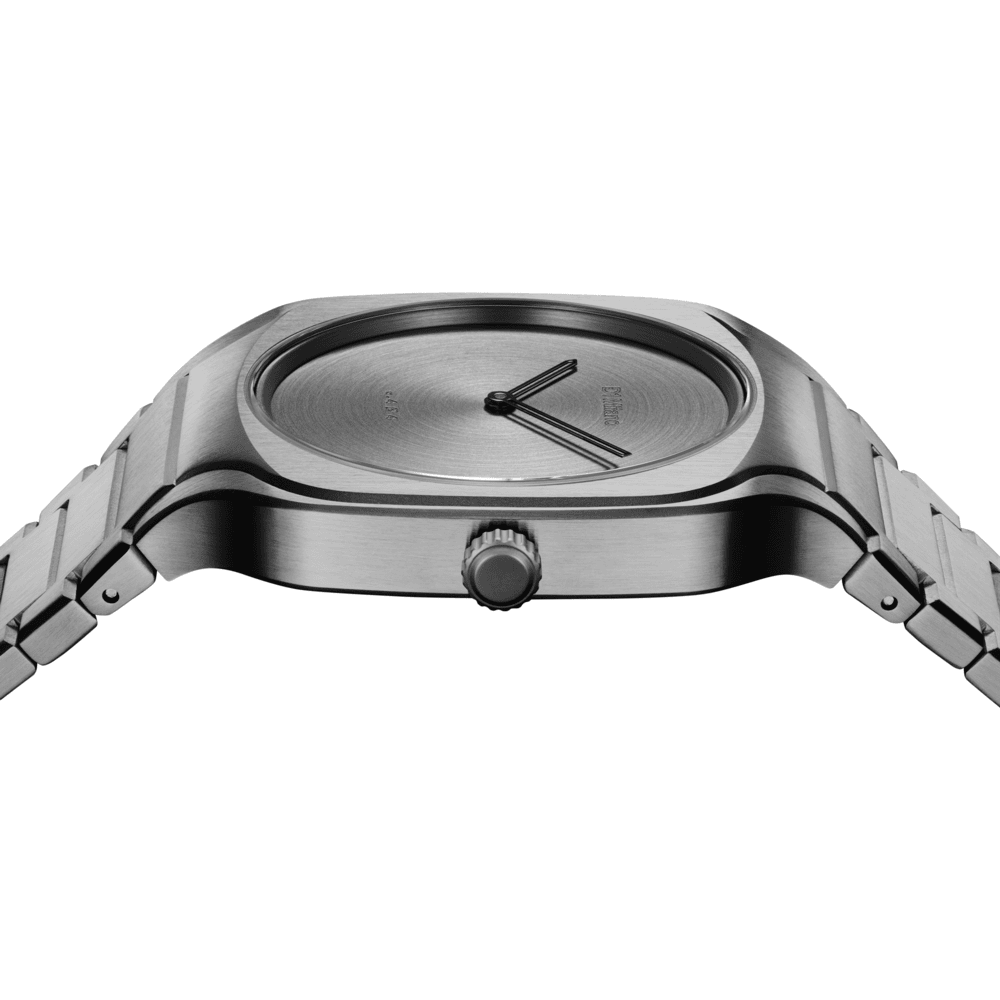 Men Square Light Gun Watch