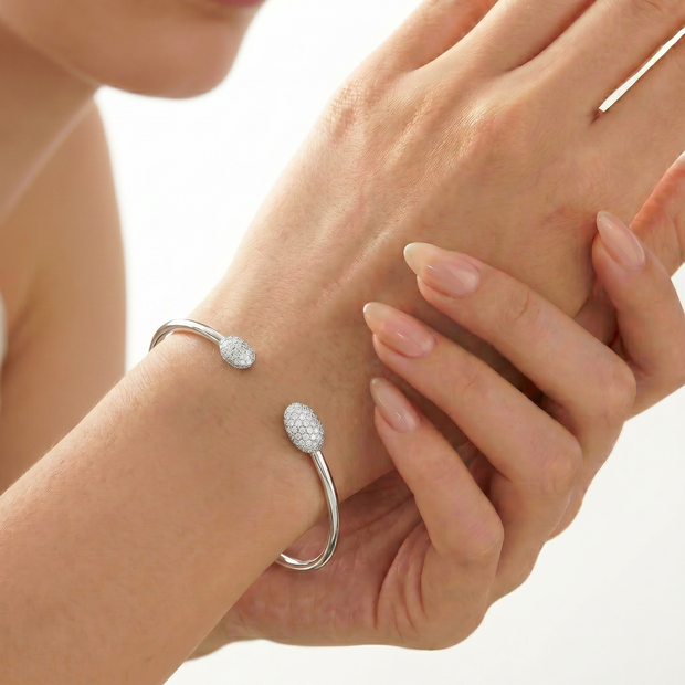 Women Pave Bangle