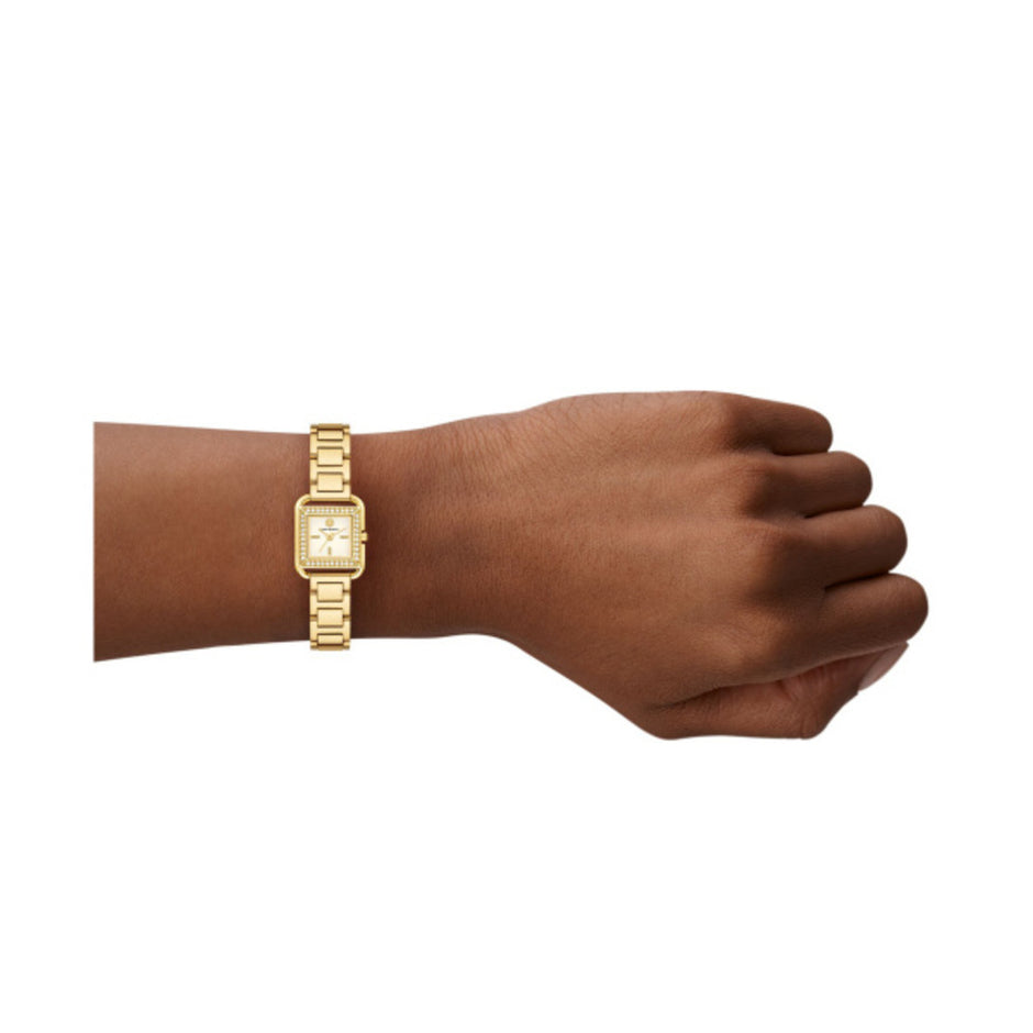 Women The Kira Square Small Gold Watch