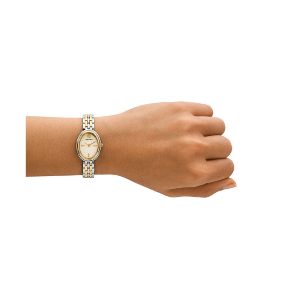 Women The Oval Two Tone Watch
