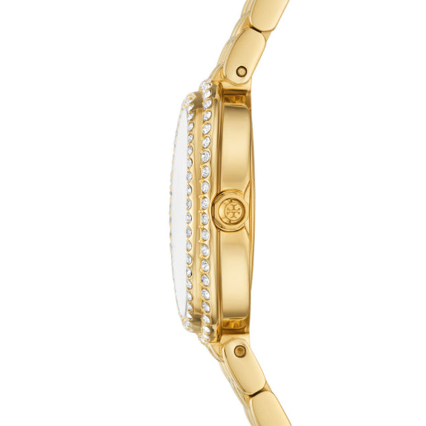 Women The Oval Golden Watch