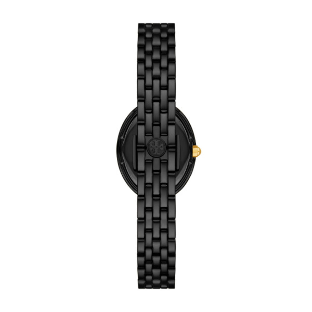 Women The Oval Black 28mm Watch