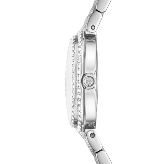 Women The Oval Silver Watch