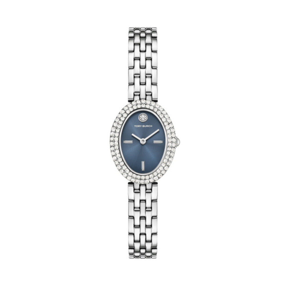 Women The Oval Silver Watch
