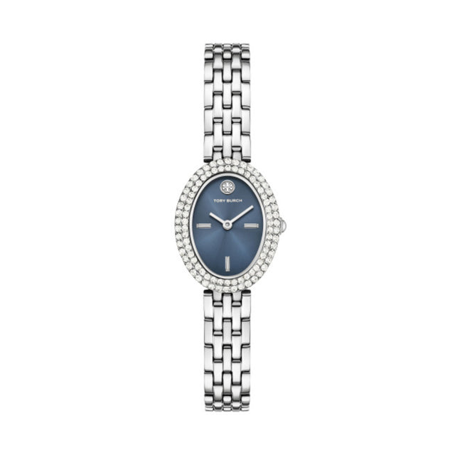 Women The Oval Silver Watch
