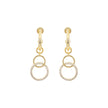 Women Sibilla Slim Round Blue Earring