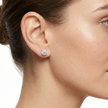 Women Solitaire Crystal Earring