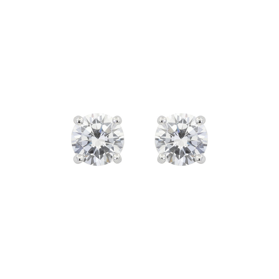 Women Solitaire Crystal Earring