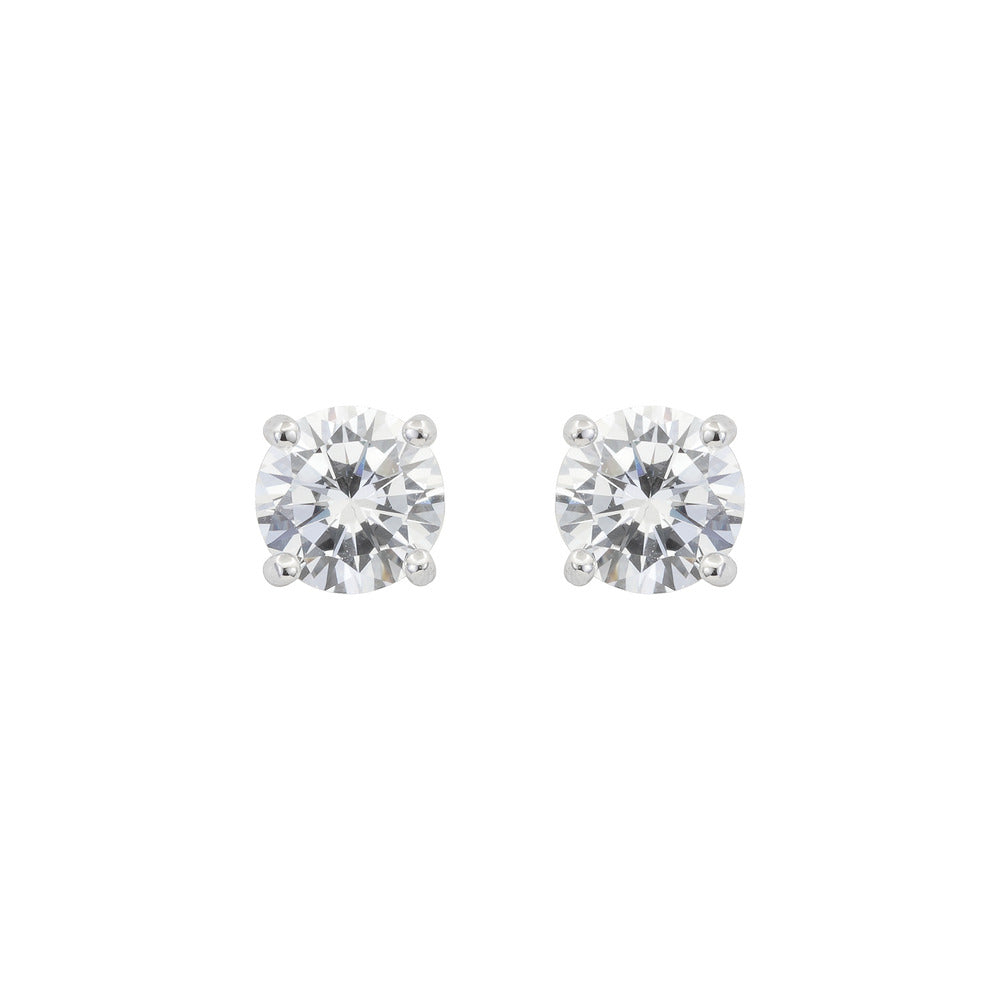 Women Solitaire Crystal Earring