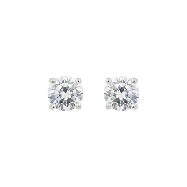 Women Solitaire Crystal Earring