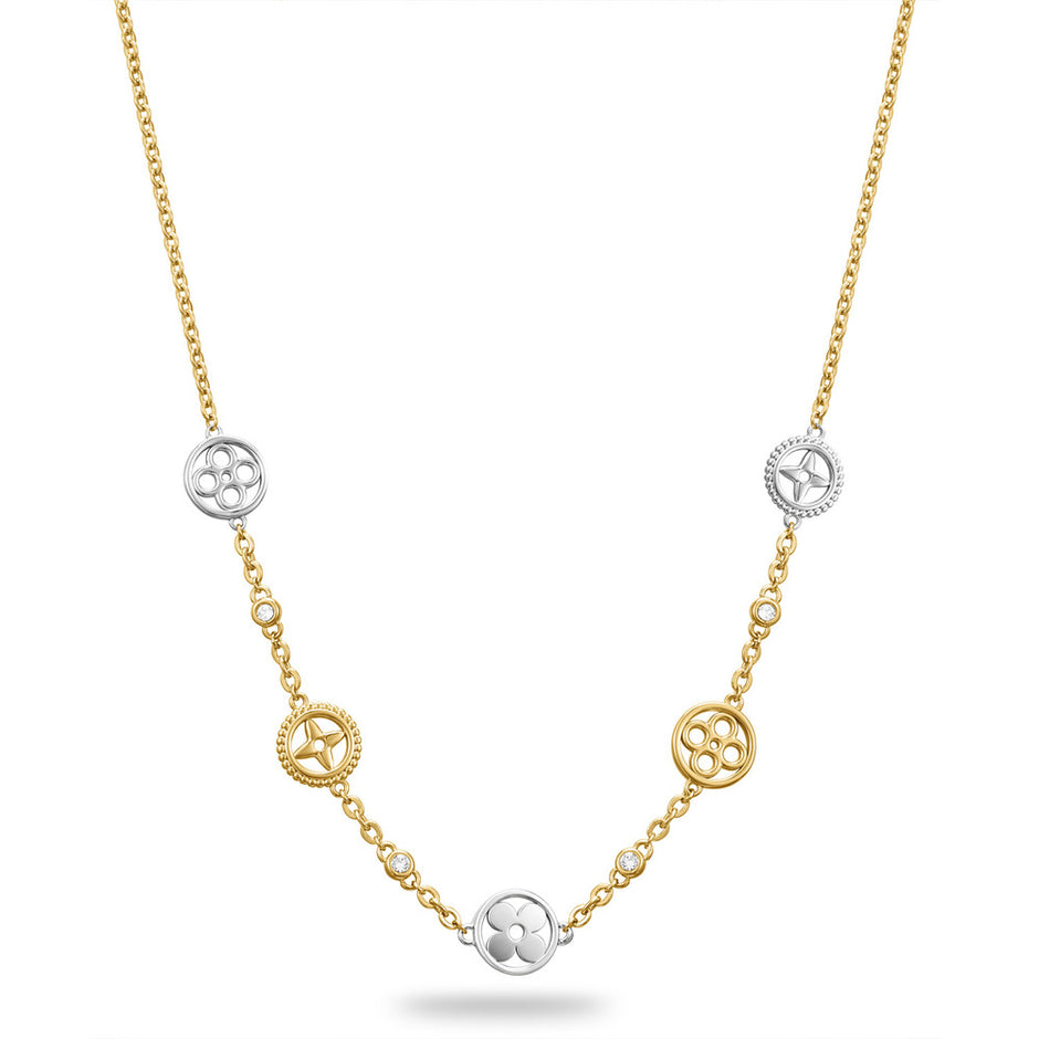 Women Olivia Two Tone Necklace