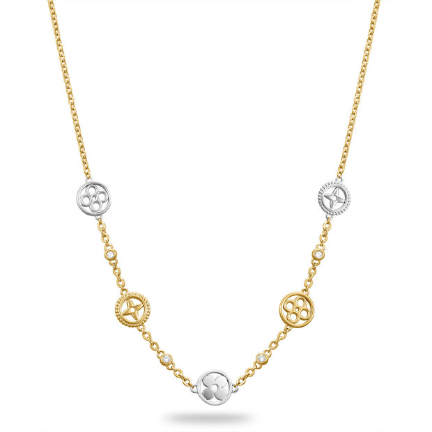 Women Olivia Two Tone Necklace