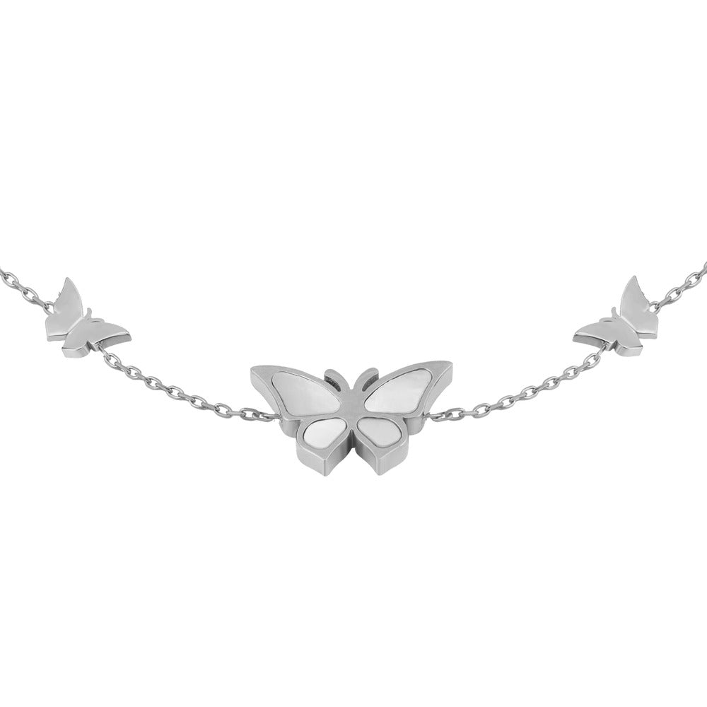 Women Bettina ButterFly Silver Bracelet