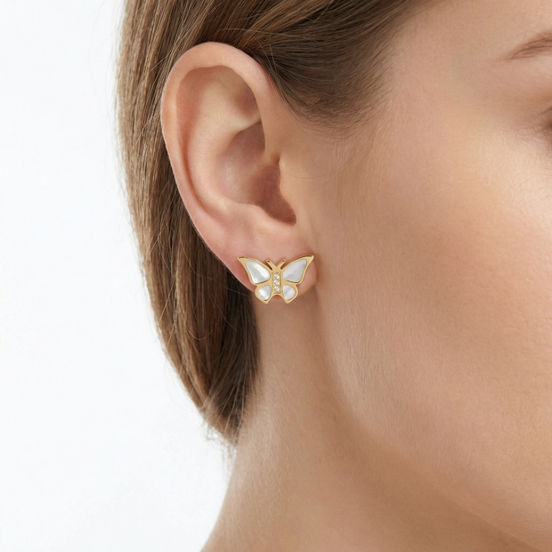 Women Bettina ButterFly Golden Earring
