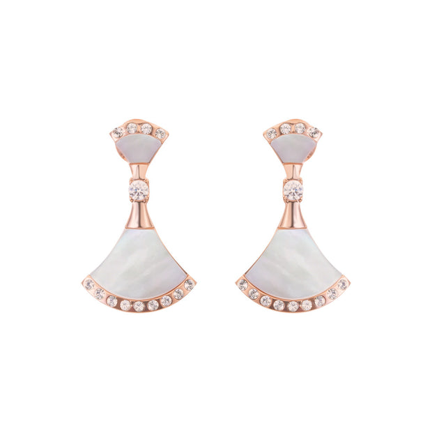 Women Bianca Rose Gold Earring