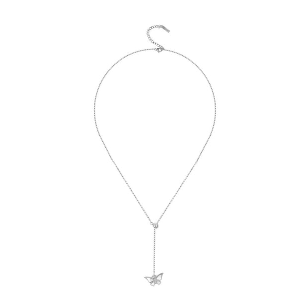 Women Bettina ButterFly Silver Necklace