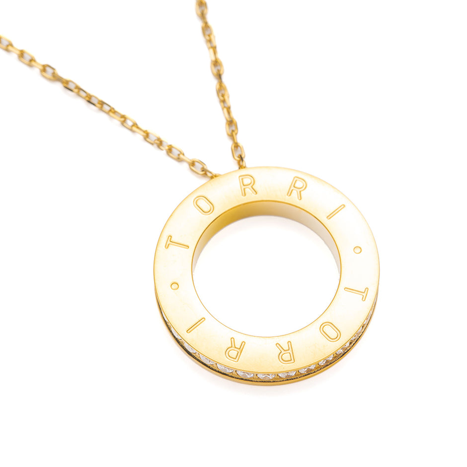 Women Caterina Golden Necklace