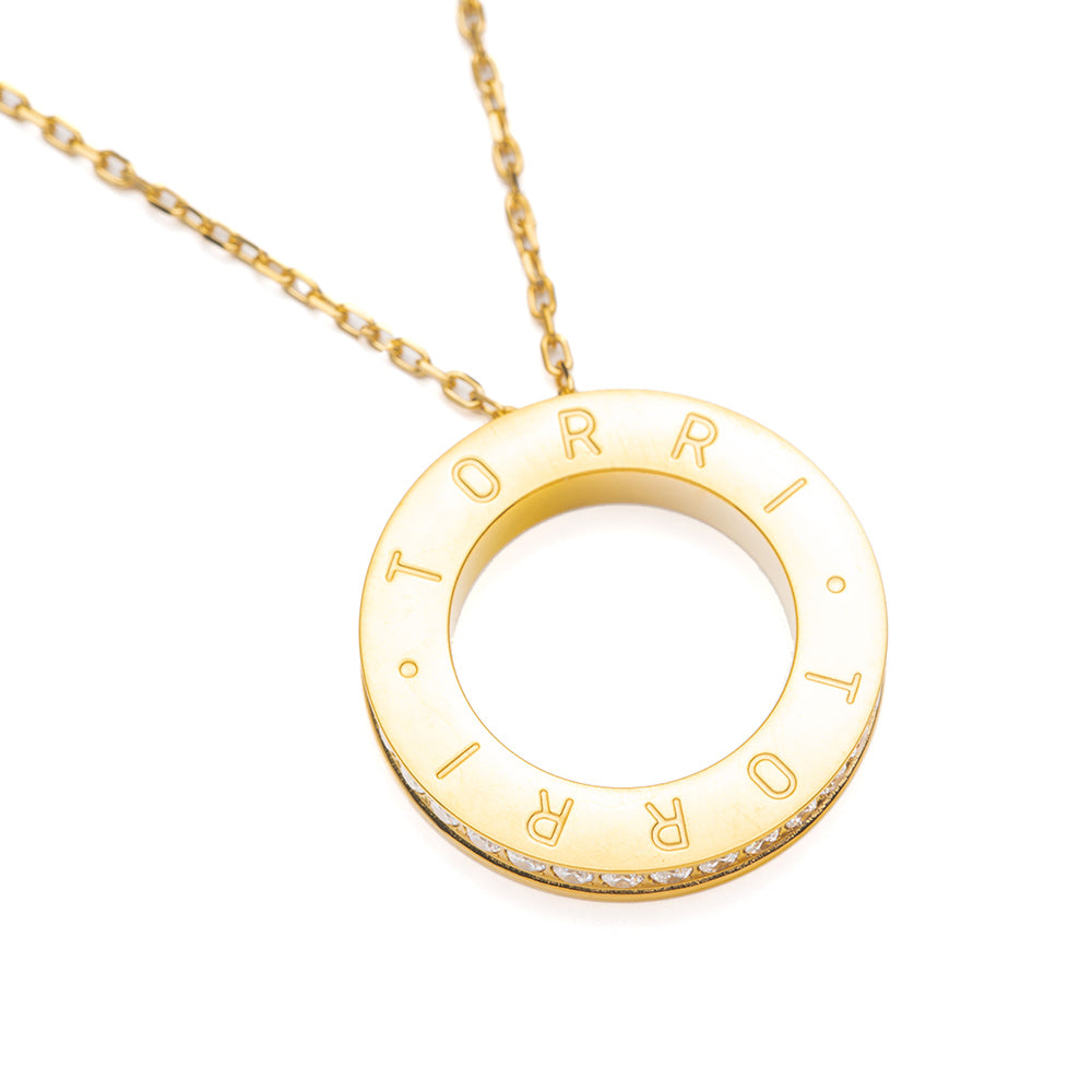 Women Caterina Golden Necklace