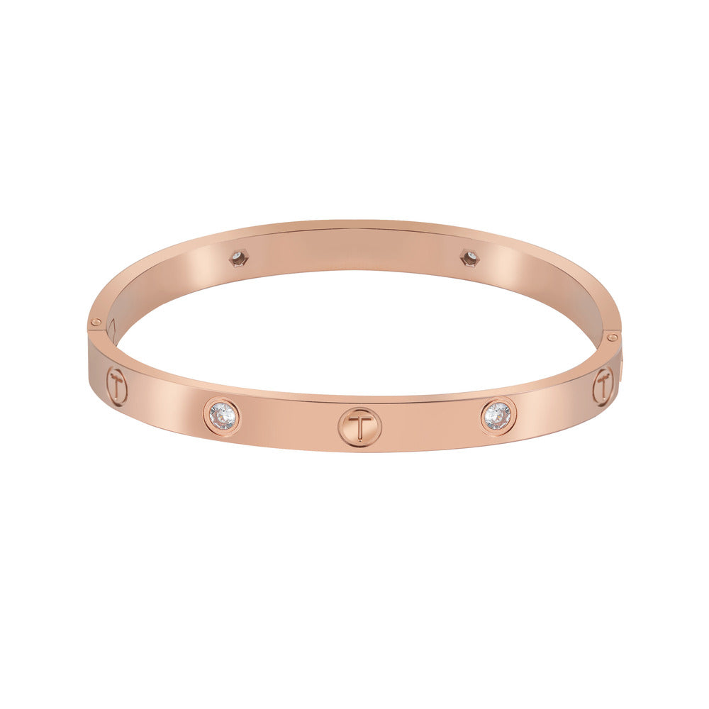 Women Livia Rose Gold Bangle