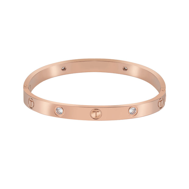 Women Livia Rose Gold Bangle